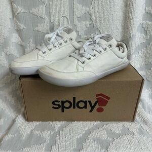 Splay Freestyle Version 1 Glacier White Cotton Canvas Size Women’s 11/ Men’s 9